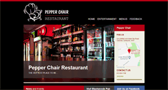 Desktop Screenshot of pepperchairrestaurant.co.za